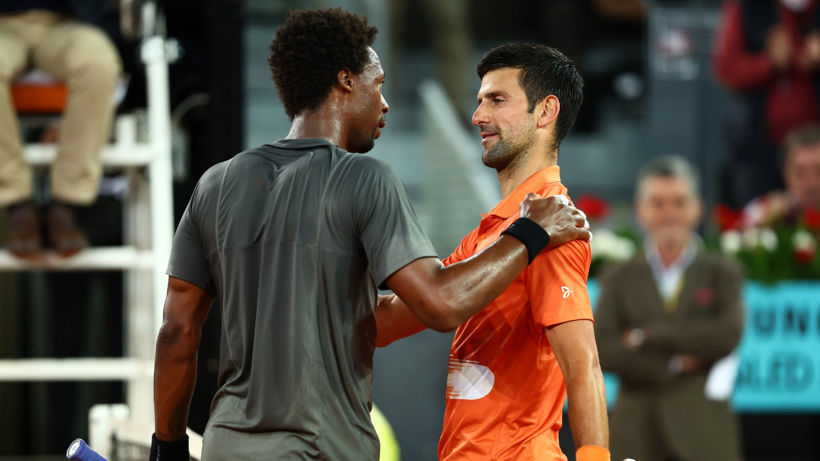 Gael Monfils believes he did ‘some good things’ against Novak Djokovic despite losing for the 20th time against him in Brisbane