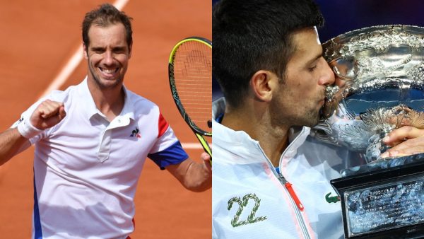 Novak Djokovic and Richard Gasquet