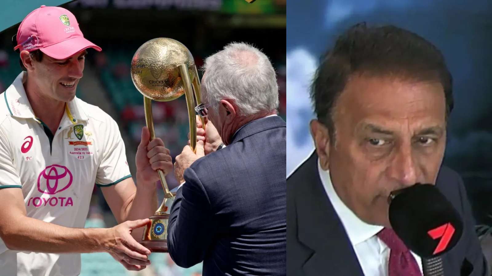 Sunil Gavaskar was IRRITATED for not being called up to present the Border-Gavaskar Trophy to Pat Cummins