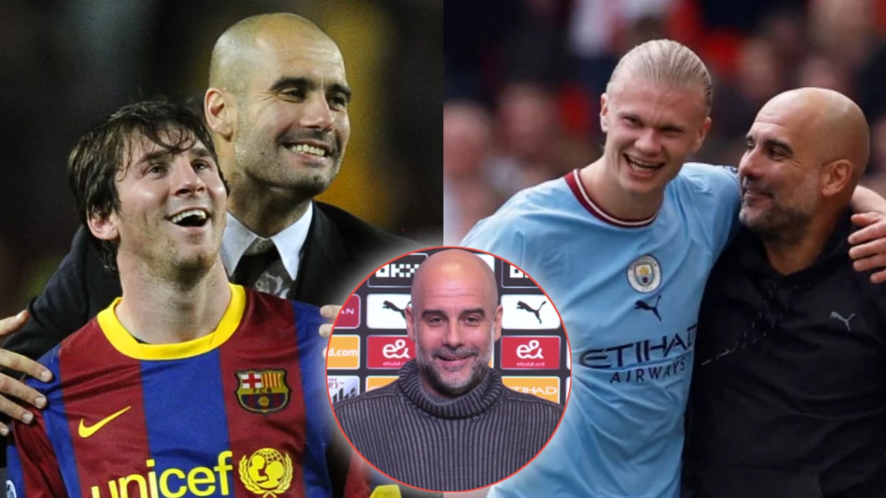 “Nobody is like him,” Pep Guardiola puts out Erling Haaland and Lionel Messi comparisons 