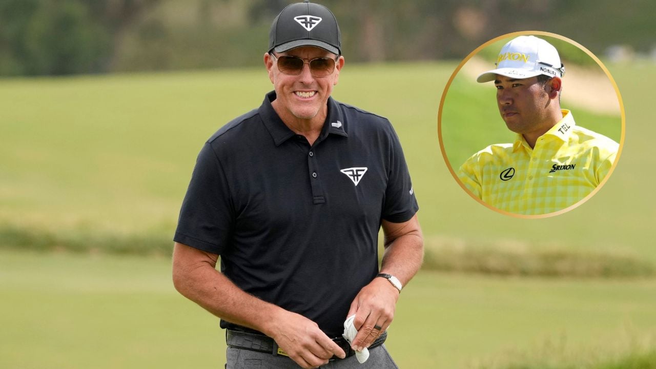 Phil Mickelson drops HILARIOUS comment regarding Hideki Matsuyama’s language skill following HISTORIC victory at The Sentry