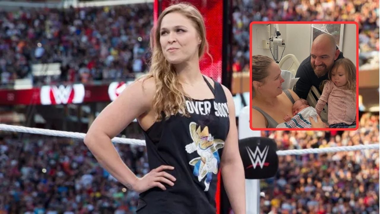 “I am so happy for you”- Wrestling aces react to Ronda Rousey giving birth to her second daughter with husband Travis Browne