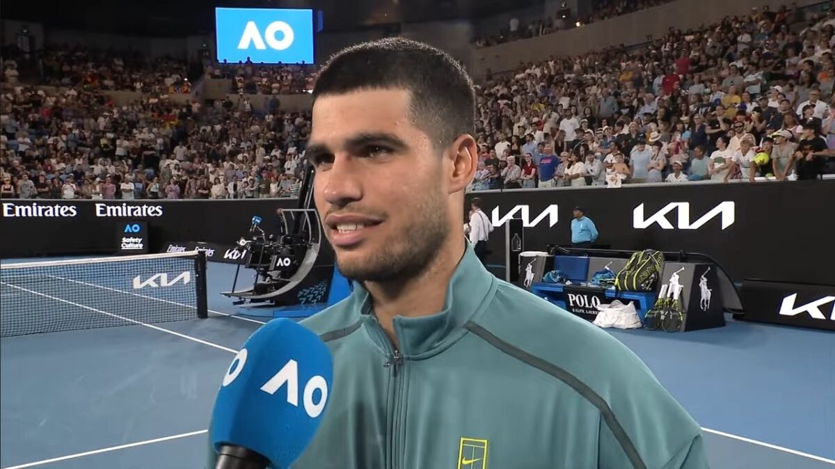 Carlos Alcaraz compares the golf swings of himself, Rafael Nadal and Jannik Sinner after opening his Australian Open bid 1 Carlos Alcaraz First Round Australian Open 2025