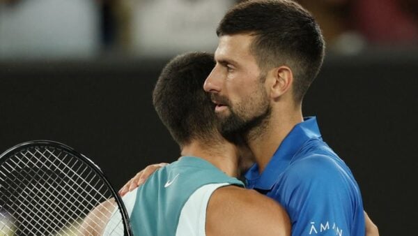Carlos Alcaraz and Novak Djokovic