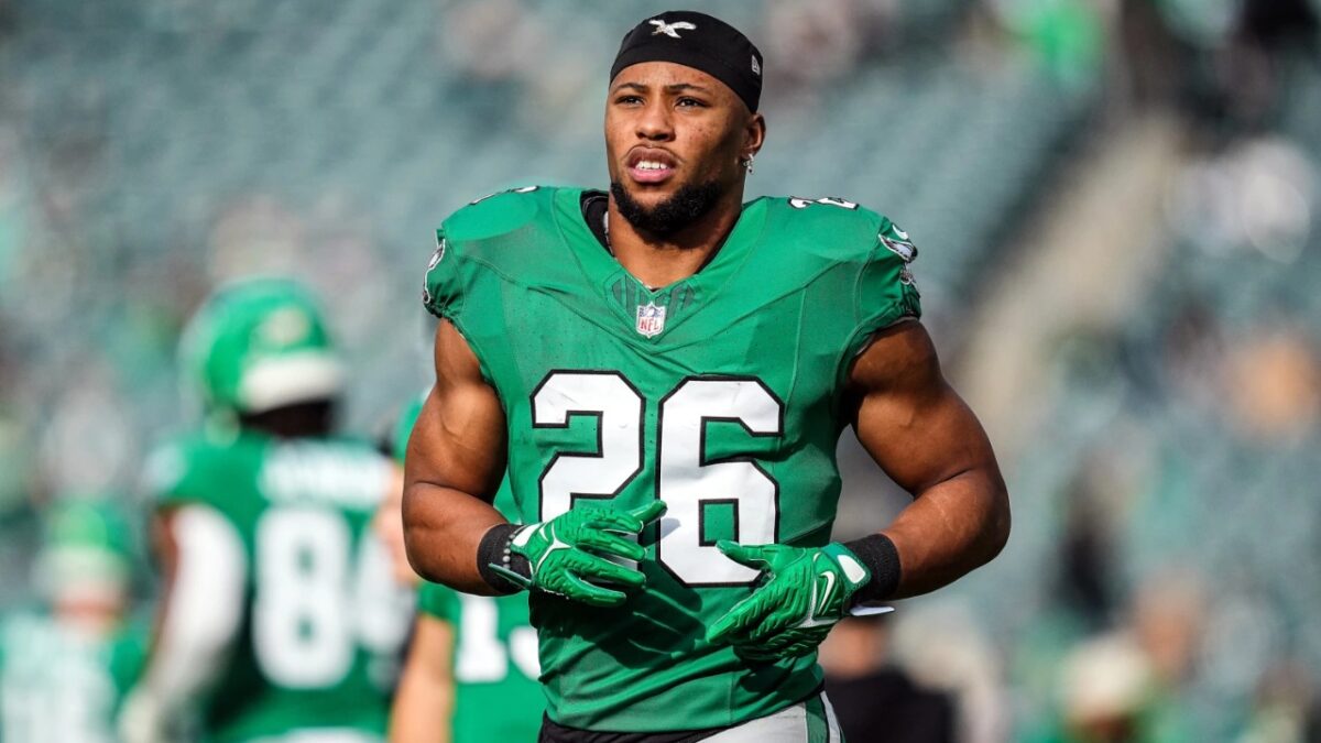 Chris Russo makes Derrick Henry argument while questioning Saquon Barkley's pedigree as the GOAT RB 3 Saquon Barkley