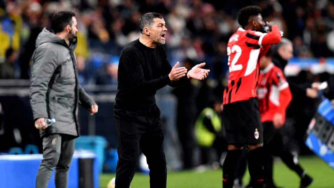 “Haven’t achieved anything yet” – Sergio Conceicao reacts as new AC Milan boss pulls off 2-1 win over Juventus in Supercup game