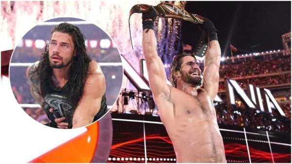 Seth Rollins and Roman Reigns