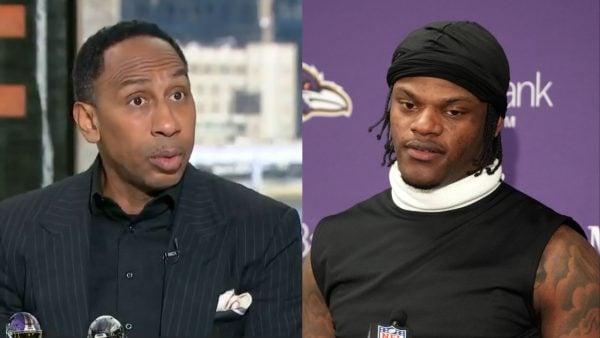 Stephen A. Smith and Lamar Jackson