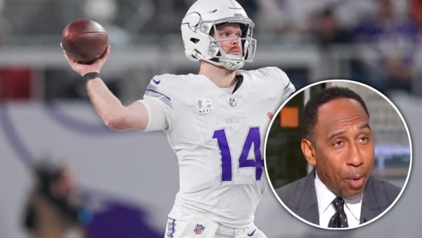 Stephen A. Smith makes a bold claim about Sam Darnold ahead of Vikings week 18 fixture against Lions