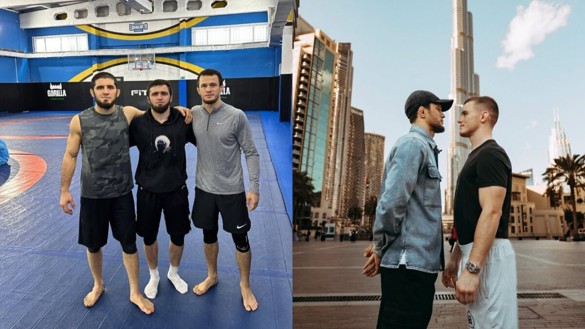 Team Khabib preparing Usman Nurmagomedov for his fight against Paul Hughes