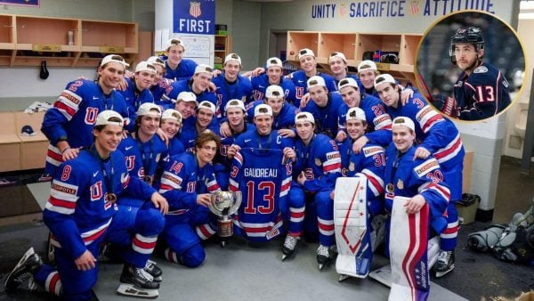 Team USA and Johnny Gaudreau