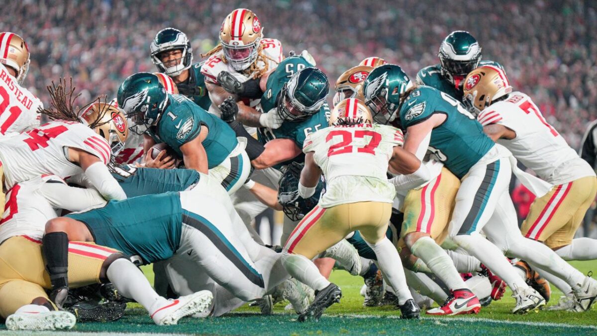 Colin Cowherd predicts Eagles will struggle hard to enter the red zone against Chiefs in the Super Bowl LIX 3 The Philadelphia Eagles could extensively use their famous 'Tush Push' in Super Bowl LIX