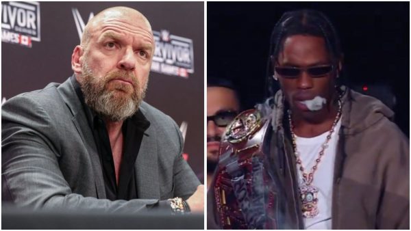 Triple H and Travis Scott