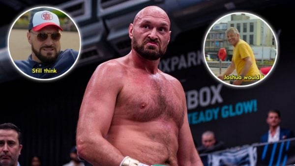 Tyson Fury trolled by an old man