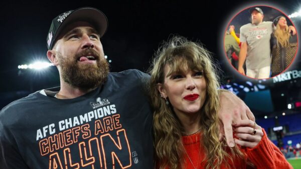 Travis Kelce enjoys special moment with Taylor Swift