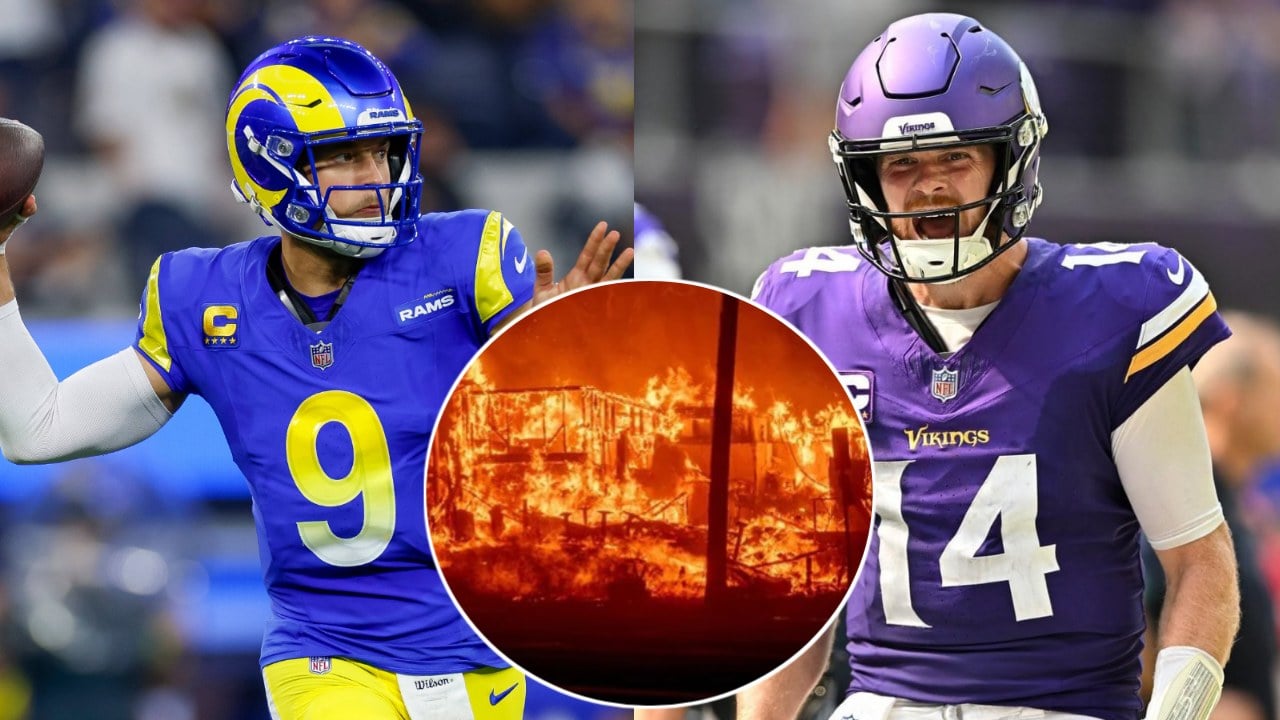 Vikings-Rams Wild Card game scheduled to play as NFL readies contingency for Los Angeles wildfire