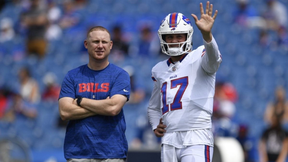 With help from Joe Brady Josh Allen led the Buffalo Bills to 2nd in the AFC