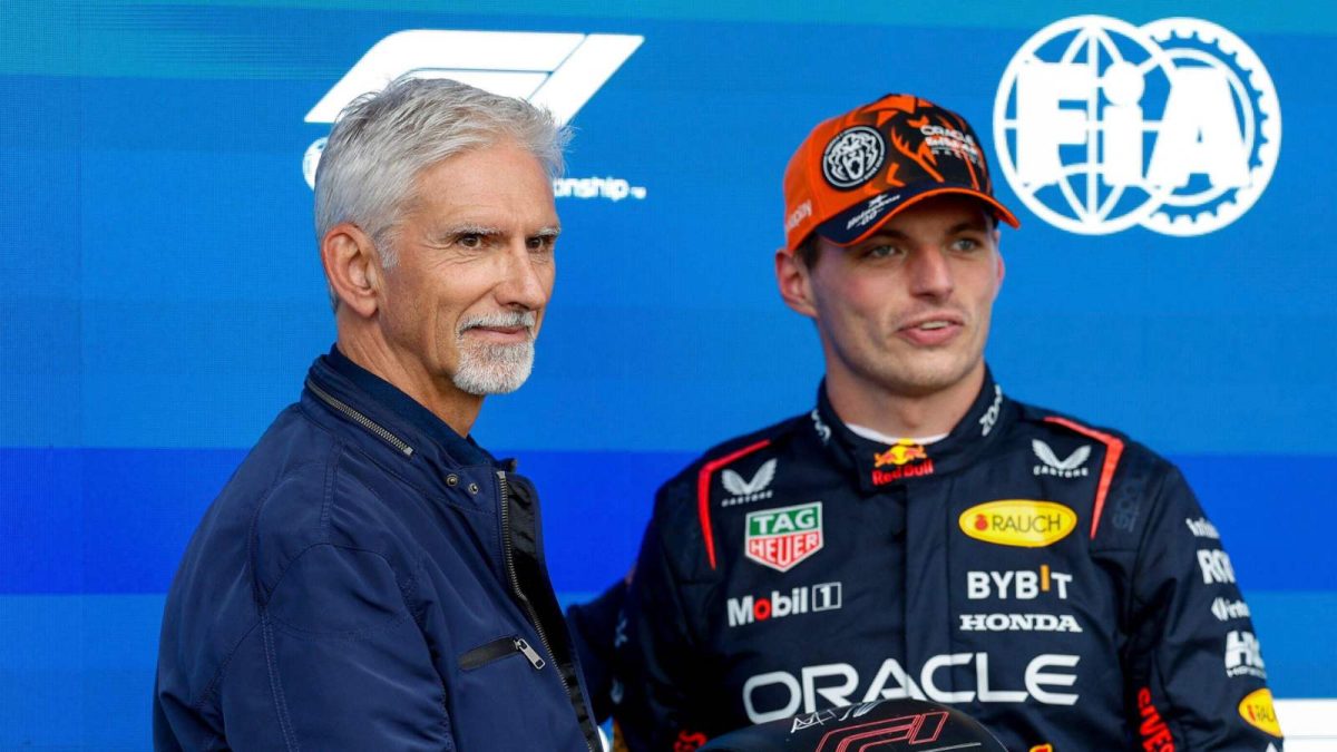 Damon Hill and Max Verstappen (via Planetf1)