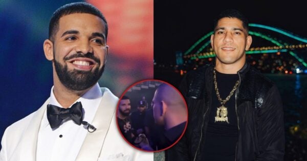 Alex Pereira met Drake at a concert in Australia