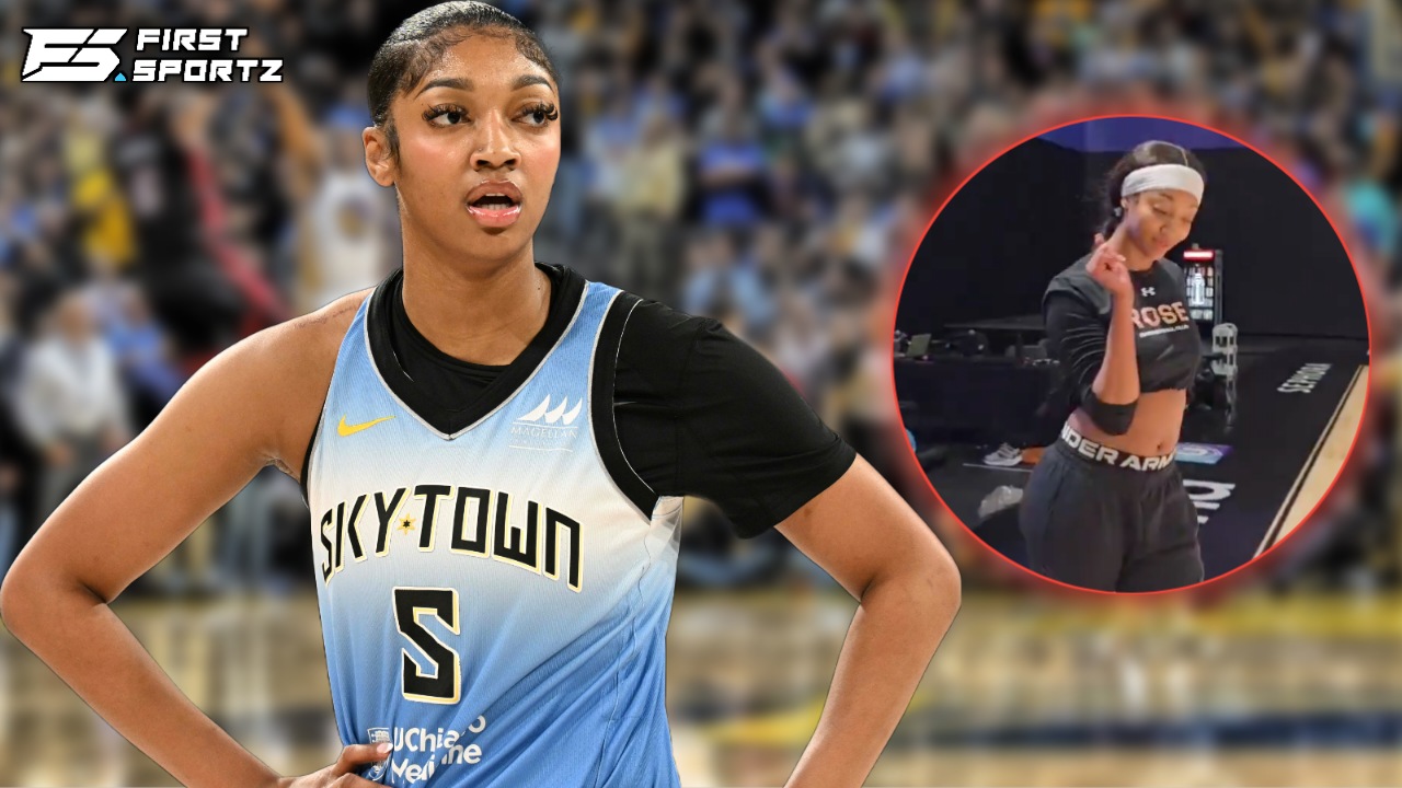 (Video) Angel Reese does a little dance after drilling a shot from out-of-bounds