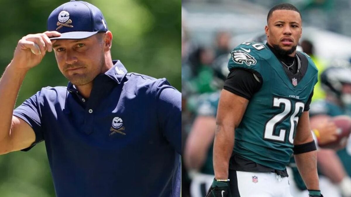 Bryson DeChambeau and Saquon Barkley