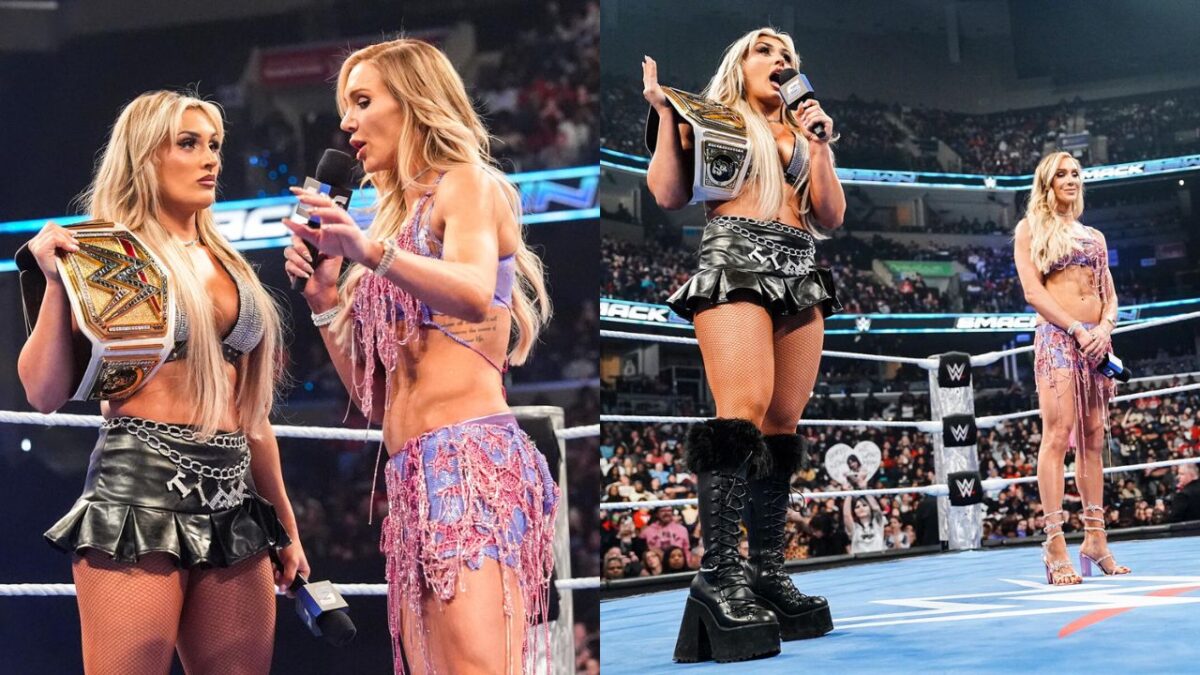 WATCH: Tiffany Stratton spotted in yoga session with WWE Hall of Famer ahead of their match at Elimination Chamber 2 Charlotte Flair Tiffany Stratton SmackDown