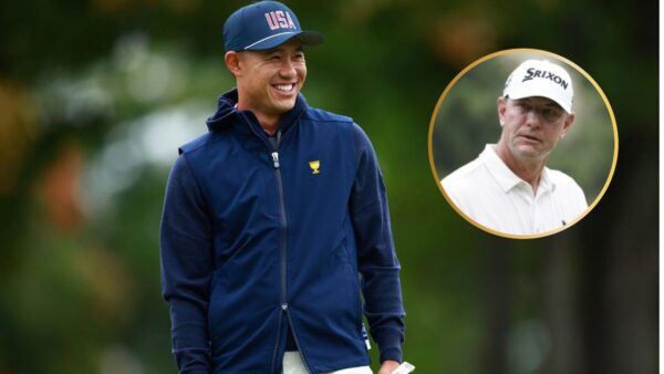 Collin Morikawa and Lucas Glover