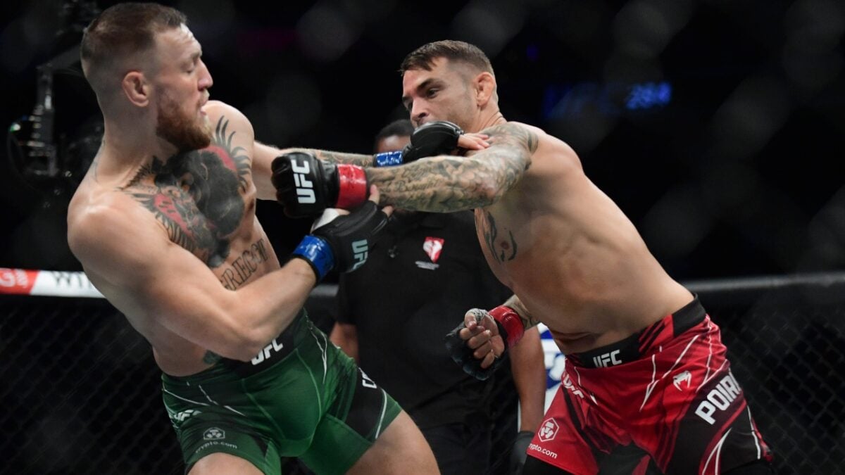 'Special' Conor McGregor uniquely capable of bouncing back in MMA career, reveals Dustin Poirier 3 Conor McGregor vs. Dustin Poirier at UFC 264