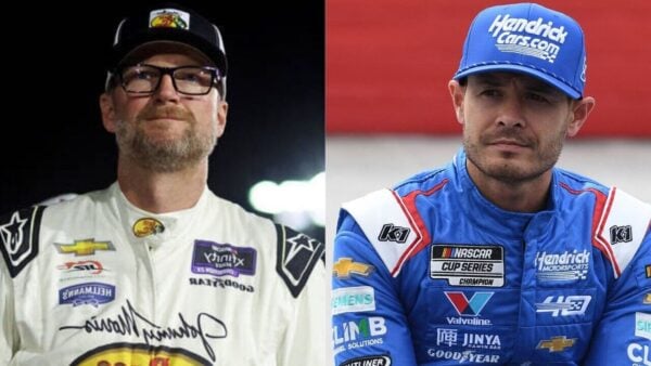 Dale Earnhardt Jr. and Kyle Larson