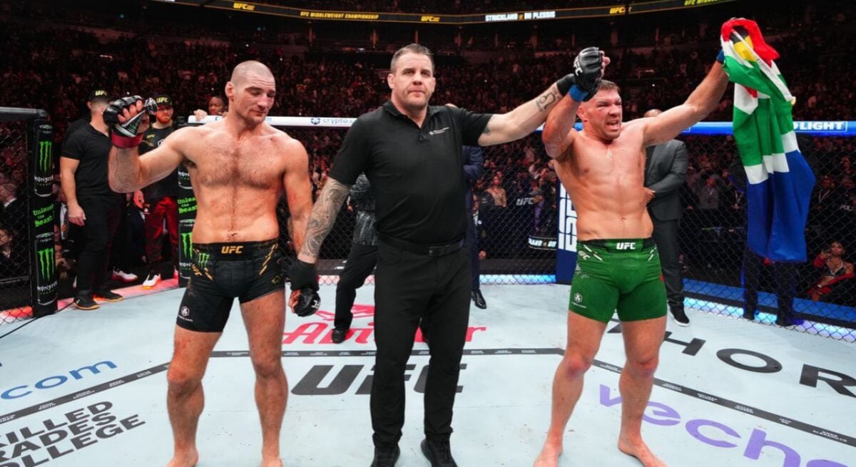 3 times Sean Strickland and Dricus du Plessis shocked fans with trash talk 7 Dricus Du Plessis after winning against Sean Strickland at UFC 297