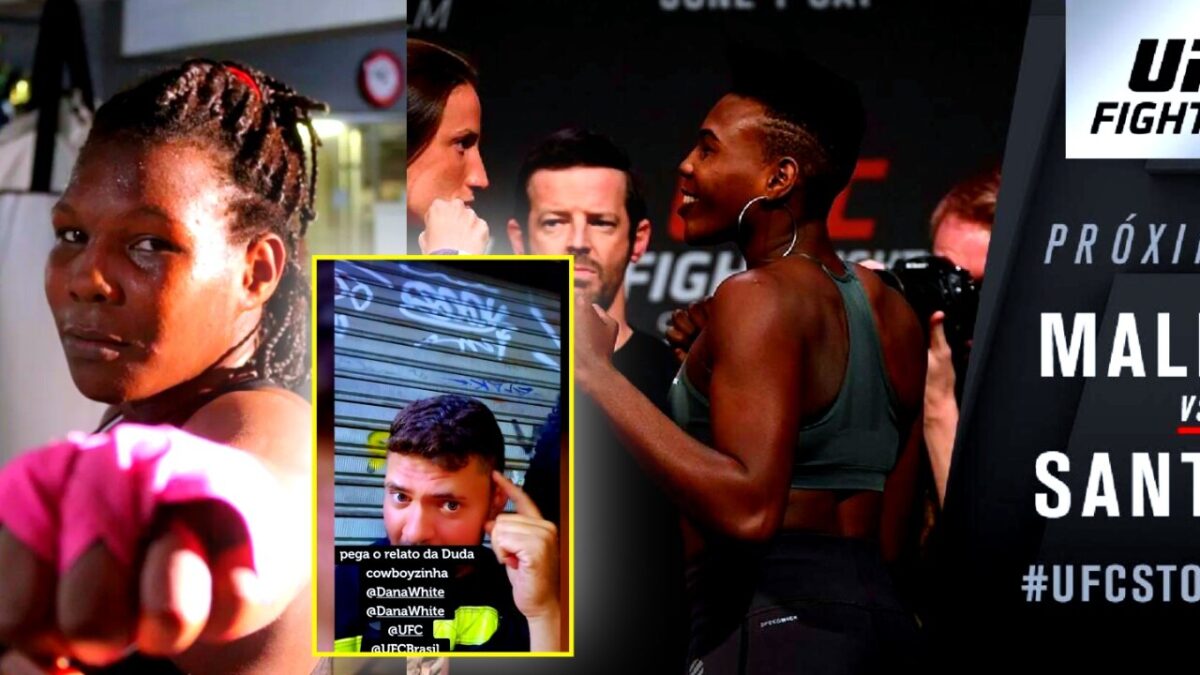 "God took everything from me" - UFC female fighter tragically reveals how addiction turned her into 'prostitute' 1 Duda "Cowboyzinha" Santana came in green for doping, per UFC's Prohibited list