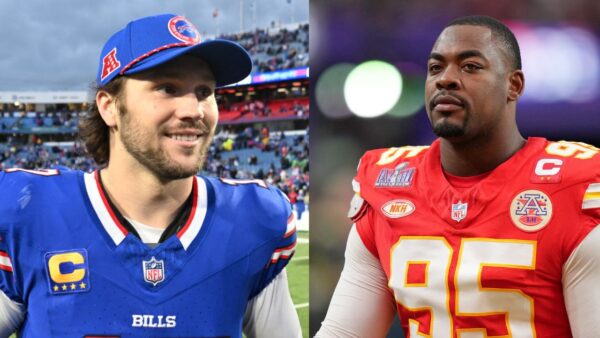 Josh Allen and Chris Jones
