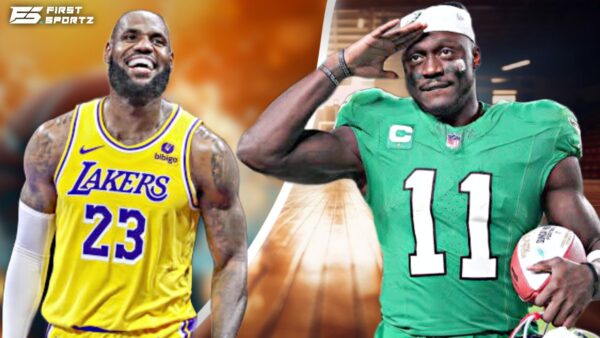 LeBron James and A.J. Brown