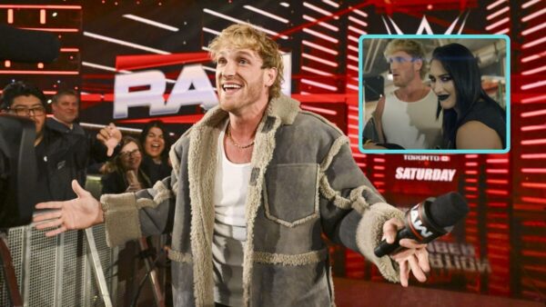 Logan Paul and Rhea Ripley