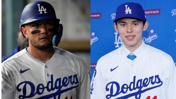 Miguel Rojas and Roki Sasaki