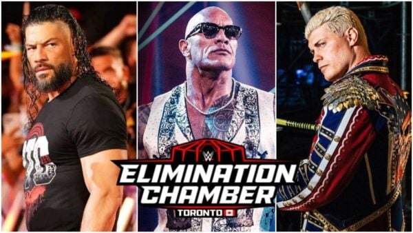 Roman Reigns, The Rock, and Cody Rhodes
