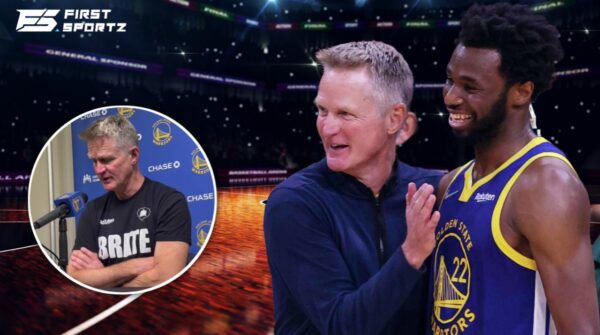 Warriors HC Steve Kerr and Andrew Wiggins