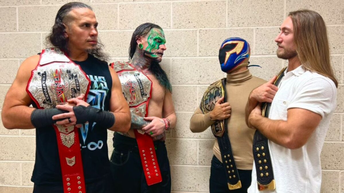 Legendary tag team set to return to WWE for a match after nearly four years 2 The Hardy Boys Fraxiom