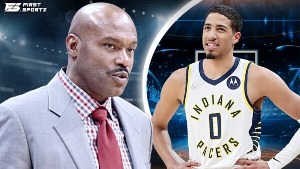 Tim Hardaway Sr. and Indiana Pacers star Tyrese Haliburton