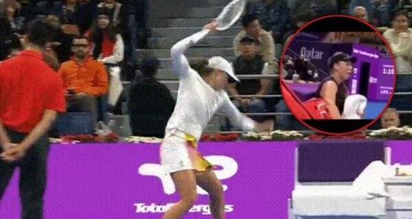 Iga samshing racket Qatar Open 2025