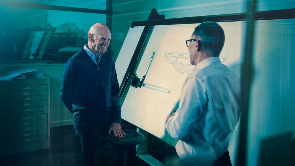Adrian Newey's wife Amanda Newey bids farewell to aero genius for 'five years' over Aston Martin arrival 1 Adrian Newey at Aston Martin's facility (via Aston Martin)