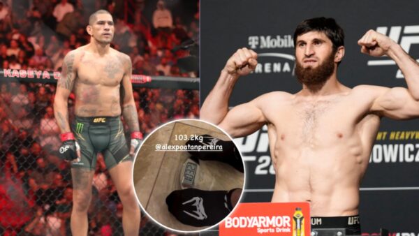 Alex Pereira reveals his current weight days before facing Magomed Ankalaev