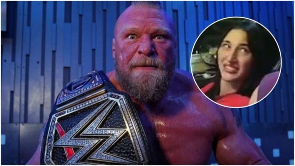 Brock Lesnar and Rhea Ripley