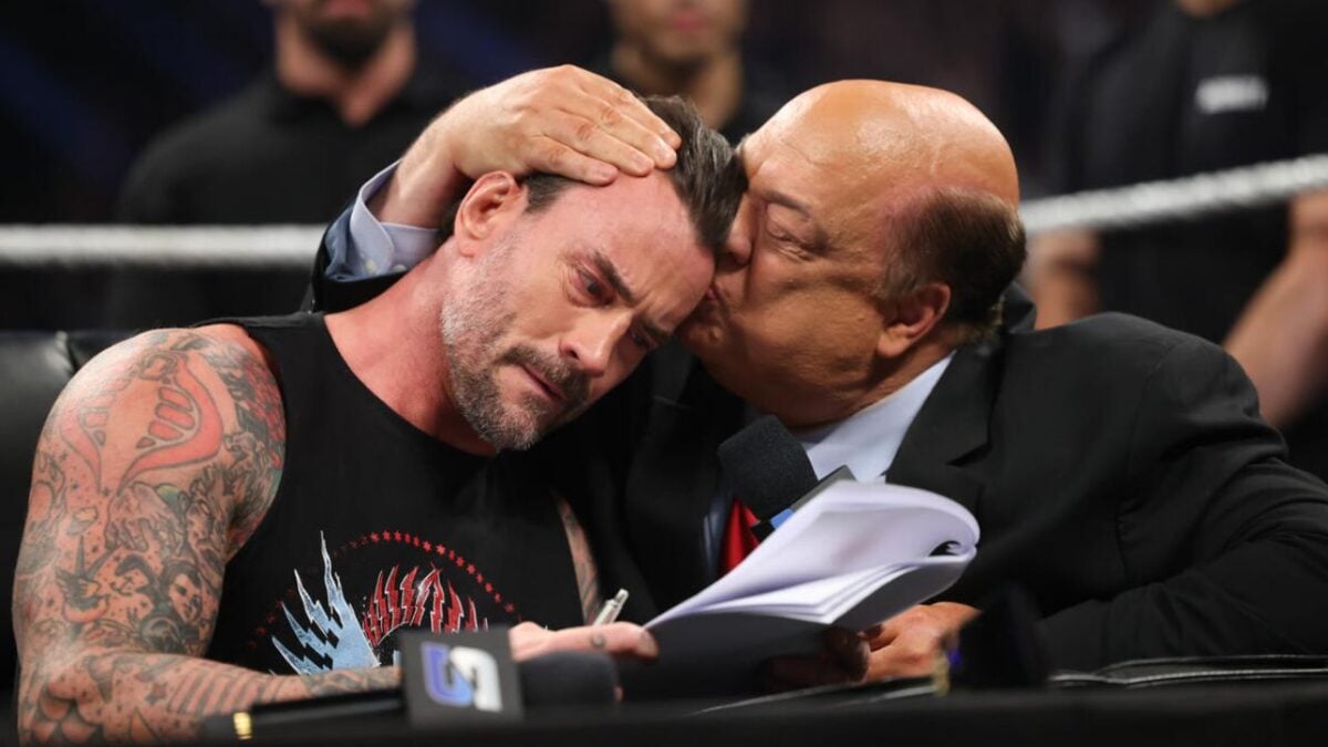 WATCH: CM Punk makes current WWE Champion break character after their steel cage match in Vienna 4 CM Punk and Paul Heyman