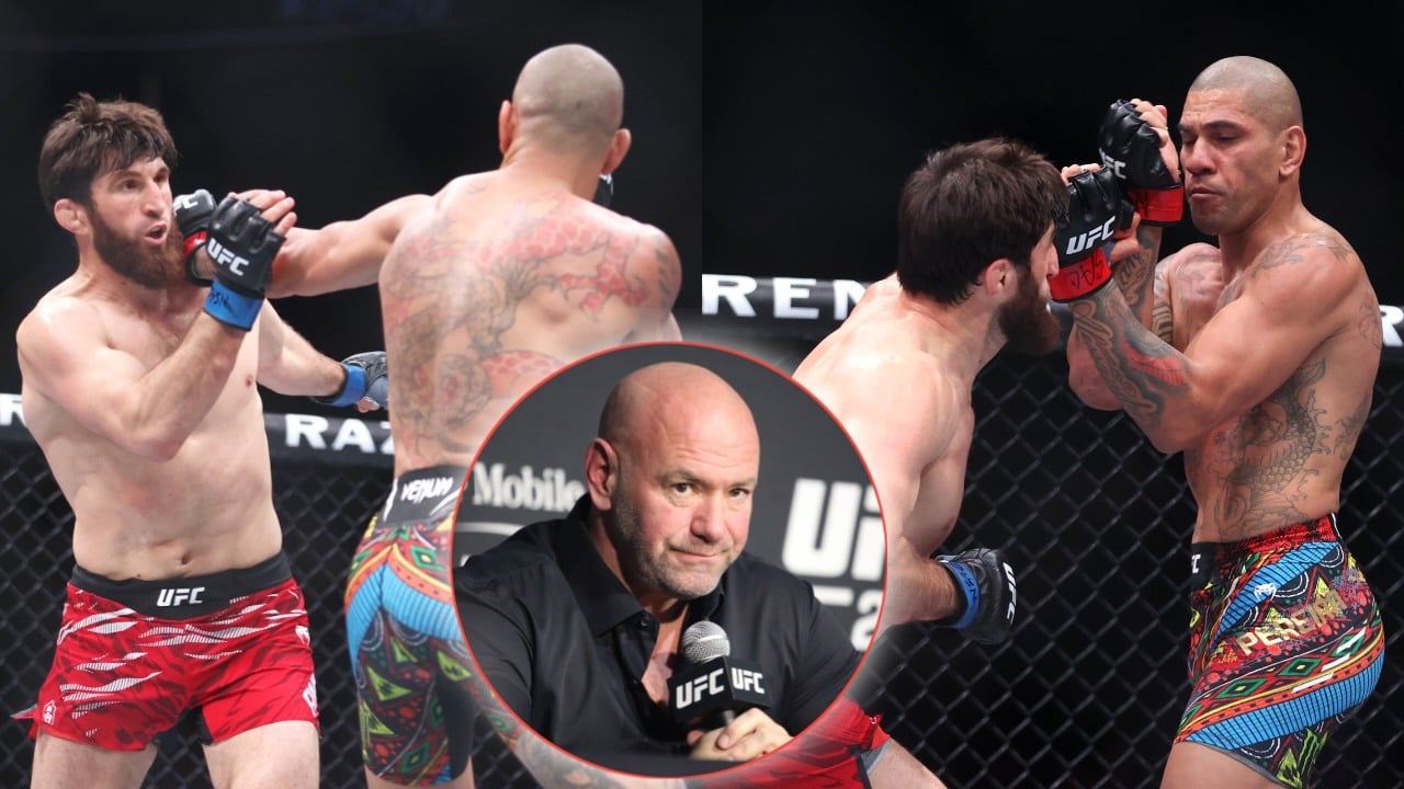 “Holding back tears” – Dana White’s reaction after Magomed Ankalaev beats Alex Pereira at UFC 313 has fans in splits
