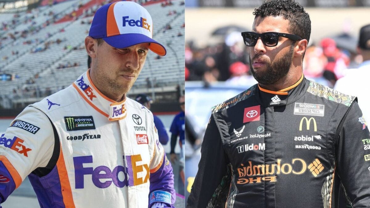 Denny Hamlin Exposes “the Key” to Bubba Wallace’s Brickyard 400 Win 1 Denny Hamlin and Bubba Wallace