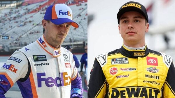 Denny Hamlin and Christopher Bell