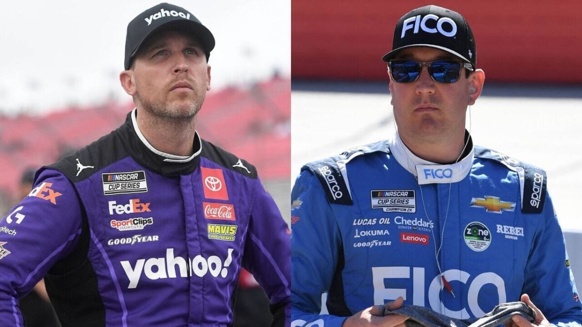 Kevin Harvick Declares “Everybody's Rooting for Kyle Bush” to Win a NASCAR Cup Race 2 Denny Hamlin and Kyle Busch