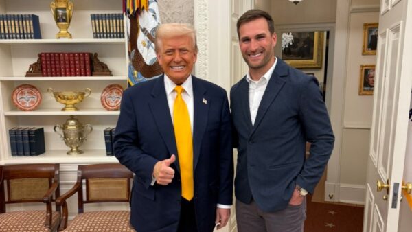 Donald Trump and Kirk Cousins