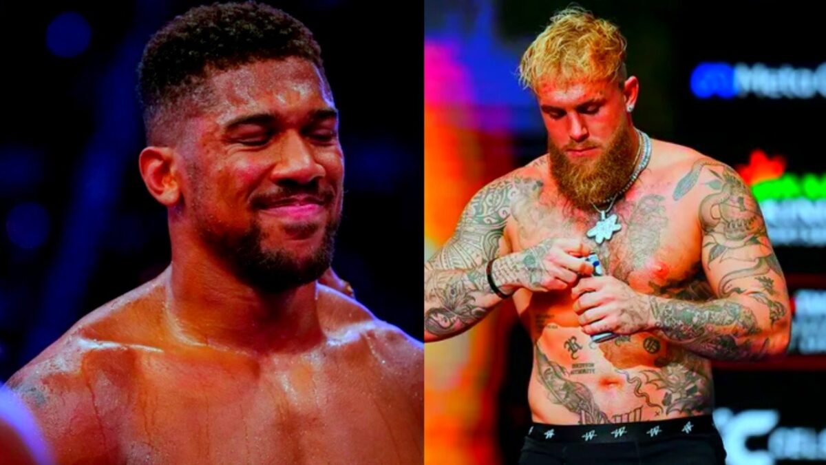 "KO with no hands" - Jake Paul sets off fans after audacious Anthony Joshua call out 3 Fans react to Jake Paul